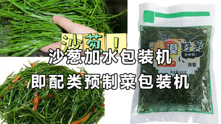 【预制菜系列6】即配类预制菜-沙葱包装机